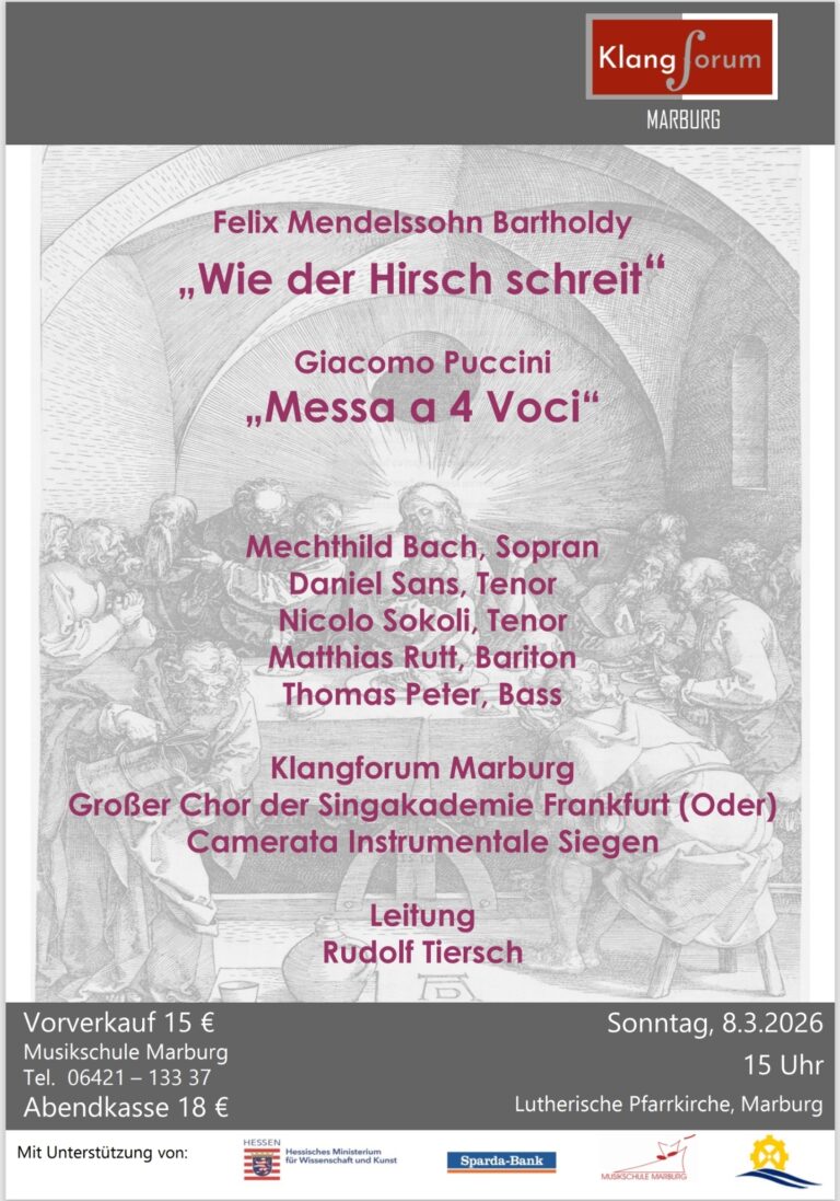 Ein neues Projekt des Klangforums Marburg